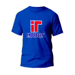 Playera algodon hilo 20 Azul nac